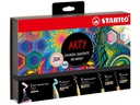 STABILO Schreibset Mixed Pastell ARTY 50-teilig