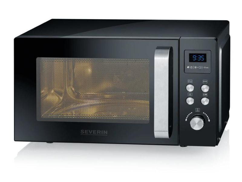 Severin Mikrowelle mit Grill MW 7752 Schwarz