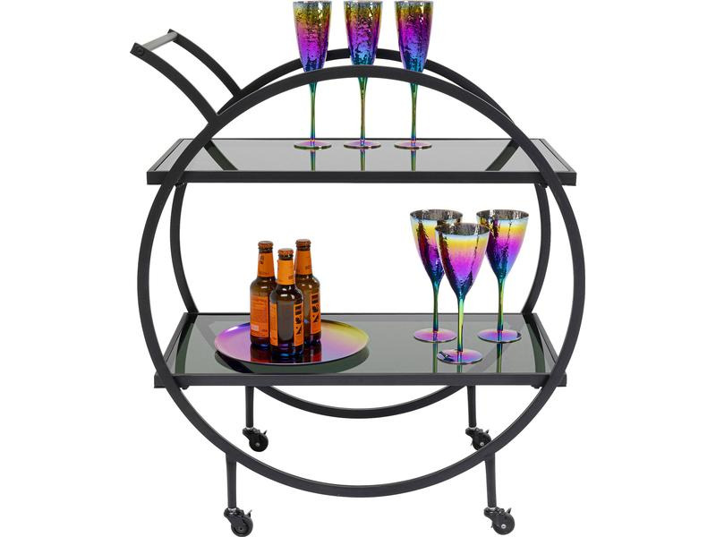 Kare Bartrolley Loft 85 x 74 cm, Schwarz