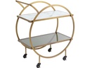 Kare Bartrolley Loft 85 x 74 cm, Messing