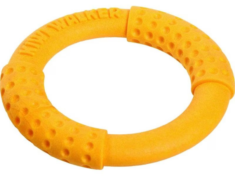 KIWI WALKER Hunde-Spielzeug Ring Orange, M, Ø 17 cm