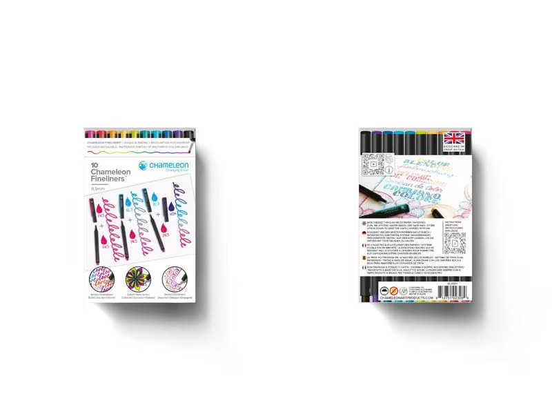 Chameleon Fineliner Farbwechsel 0.3 mm, Mehrfarbig