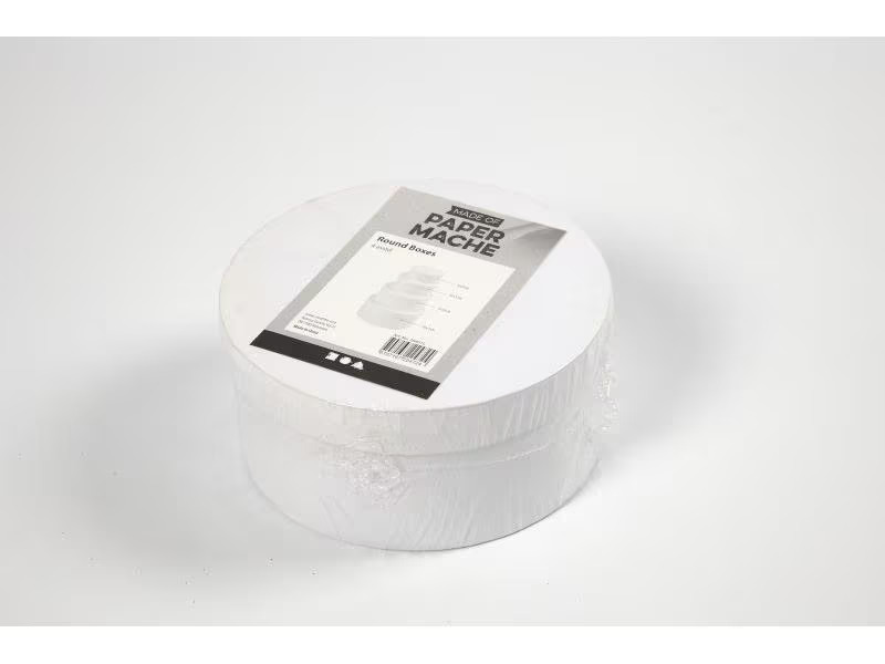 Creativ Company Papp-Schachtel Weiss, 4 Stück