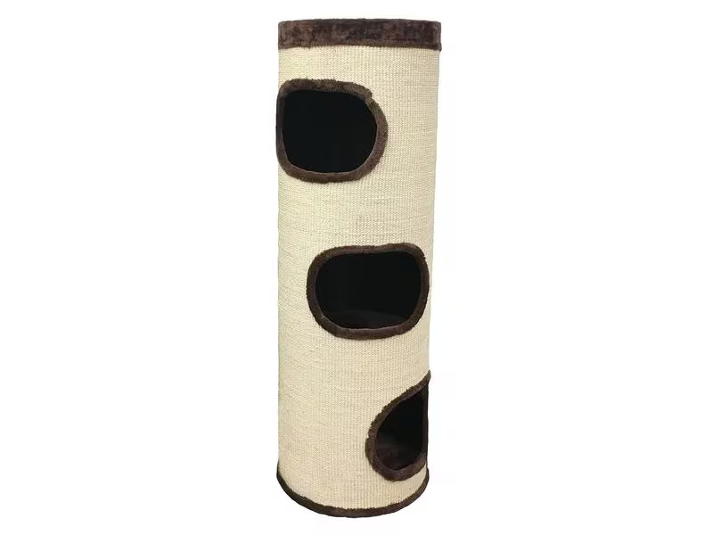 SwissPet Kratztonne Groot M, Ø 44 x 120 cm, Beige/Braun
