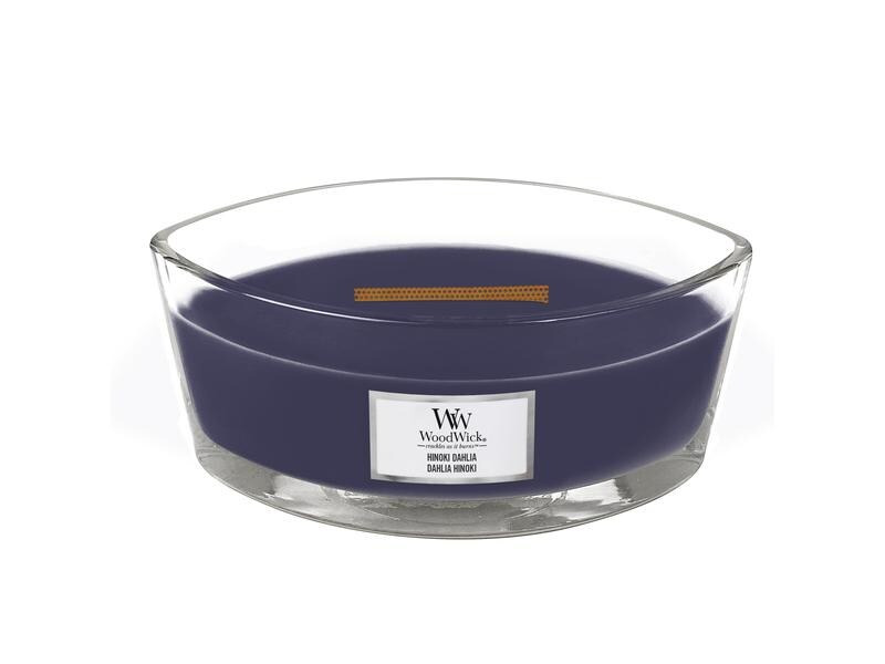 Woodwick Duftkerze Hinoki Dahlia Ellipse
