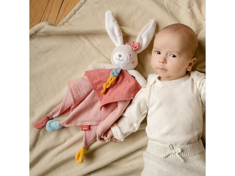 fehn Schmusetuch Natur Hase