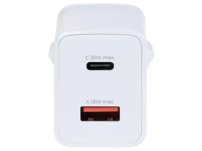 onit USB-Wandladegerät PD25W + QC3.0 Weiss