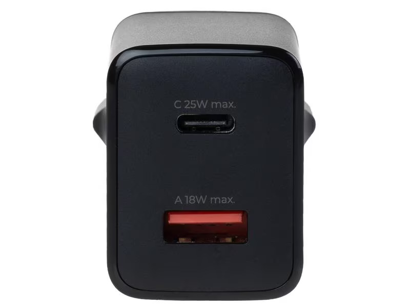 onit USB-Wandladegerät PD25W + QC3.0 Schwarz