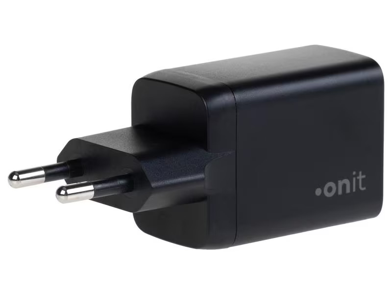 onit USB-Wandladegerät PD25W + QC3.0 Schwarz