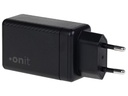 onit USB-Wandladegerät Dual QC4+ 65 W GaN Schwarz