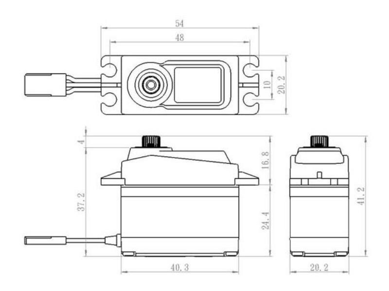 Savöx Standard Servo SA-1258TG+ 12 kg Digital