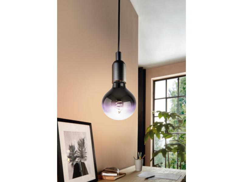 EGLO Leuchten Lampe 4 W E27 Schwarz-Transparent-Violett