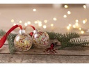 Creativ Company Bastelset Weihnachtskugeln Pailletten