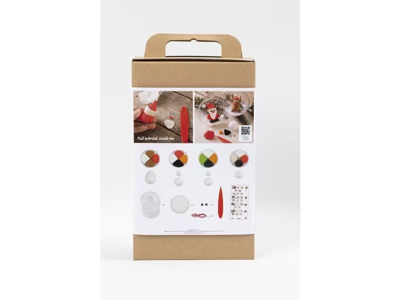 Creativ Company Bastelset Weihnachtskugeln Modellieren