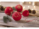 Creativ Company Bastelset Weihnachtskugeln Häkeln