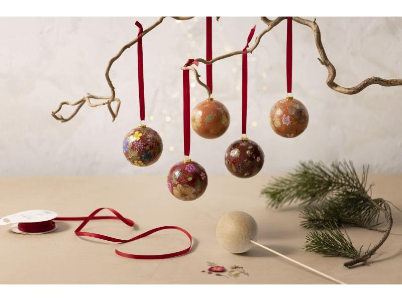 Creativ Company Bastelset Weihnachtskugeln Getrocknete Blumen