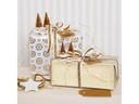 Creativ Company Aufsteller Weihnachtsbäume, Gold, 5 Stück