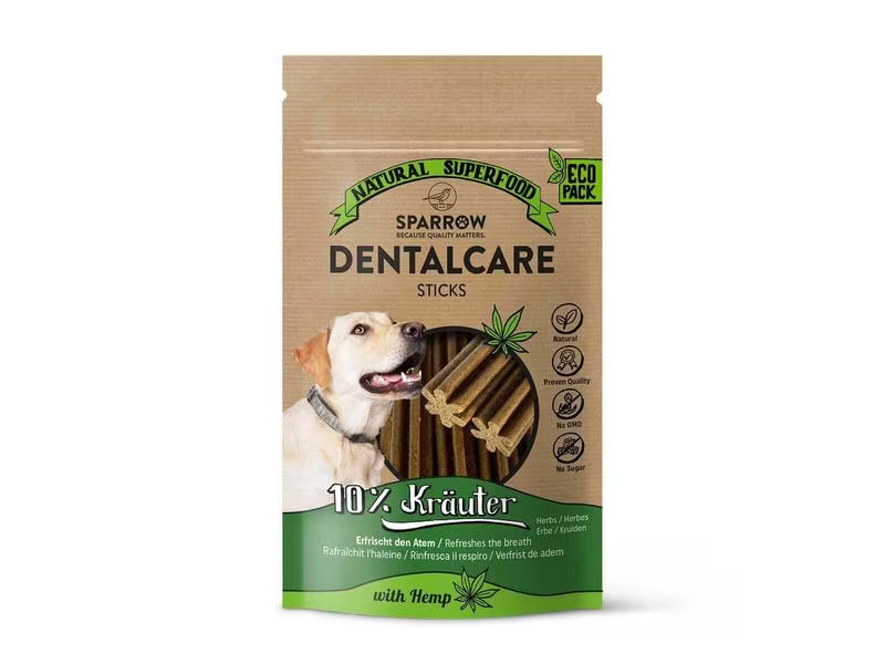Sparrow Snack DentalCare Sticks, 154 g