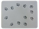 SwissPet Vorleger Pfote, 33 x 43 cm, Grau