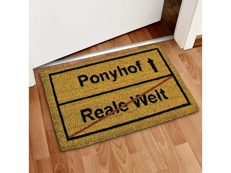 relaxdays Fussmatte Ponyhof 40 cm x 60 cm