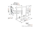 Vogel's Wandhalterung TVM 5445 - Weiss