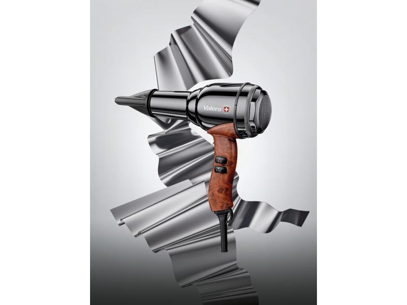 Valera Profihaartrockner Swiss Steel-Master Digital Black Chrome