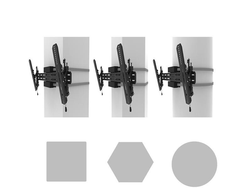 Neomounts by NewStar Säulenhalterung WL35S-910BL16 Schwarz