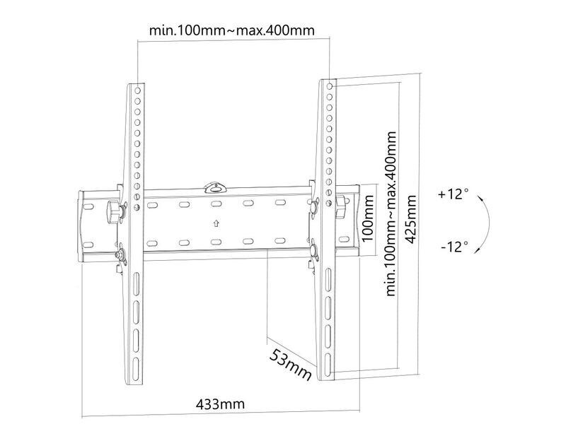 Neomounts by NewStar Wandhalterung FPMA-W350 Schwarz