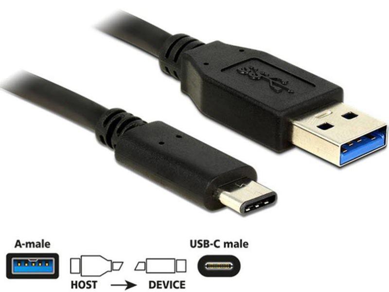 Delock USB 3.1-Kabel A - C 1 m