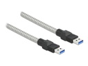 Delock USB 3.1-Kabel A – A, Metalmantel 0.5 m