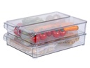 FTM Kühlschrankorganizer 3-teilig, Transparent