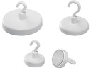 Magnetoplan Hakenmagnet Ø 4.7 cm Weiss, 1 Stück