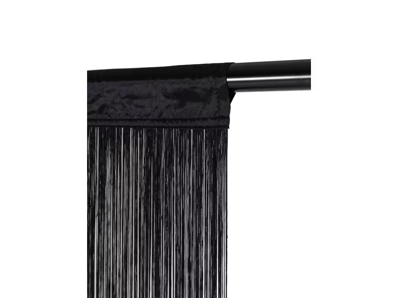 COCON Fadenvorhang 90 x 200 cm, Schwarz