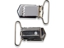 Prym Clips für Hosenträger 25 mm, Silber