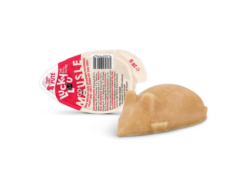 Lucky Lou Katzen-Nahrungsergänzung Mäusle Pute, 28 g