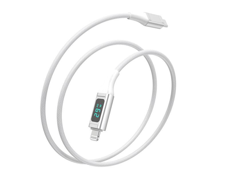 4smarts USB 2.0-Kabel DigitCord bis 30W USB C - Lightning 1.5 m