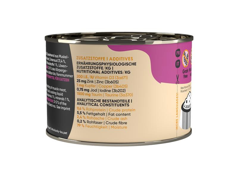 Lucky Lou Nassfutter SuperMono Ente, 200 g