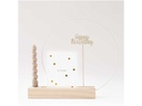 Rico Design Holzartikel Happy Birthday 24.2 x 8 cm