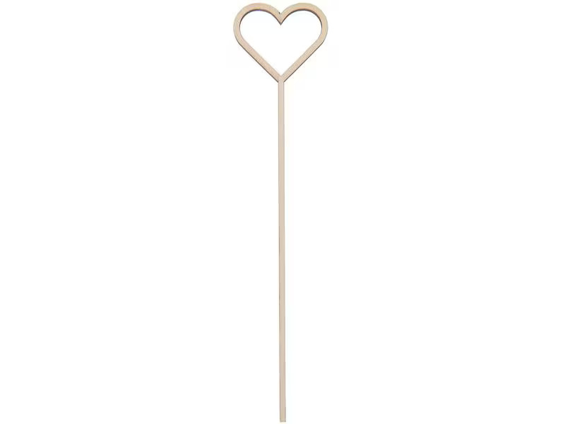 Rico Design Holzartikel Herz 26 x 5 cm