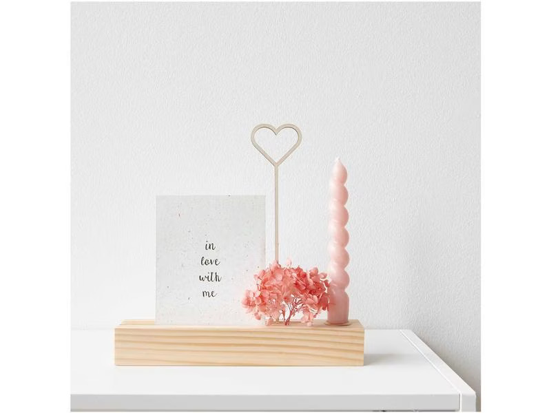 Rico Design Holzartikel Herz 26 x 5 cm