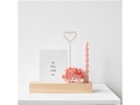 Rico Design Holzartikel Herz 26 x 5 cm