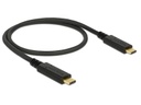 Delock USB 3.1-Kabel Gen2, 10Gbps C - C 50cm, bis 5Ampere, 100Watt