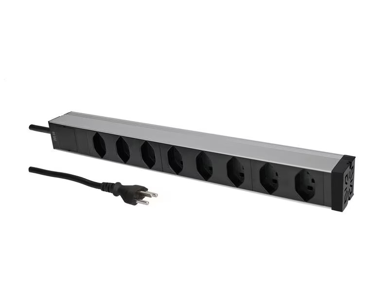 Max Hauri 19 PDU 8x T23, 1HE, Schwarz