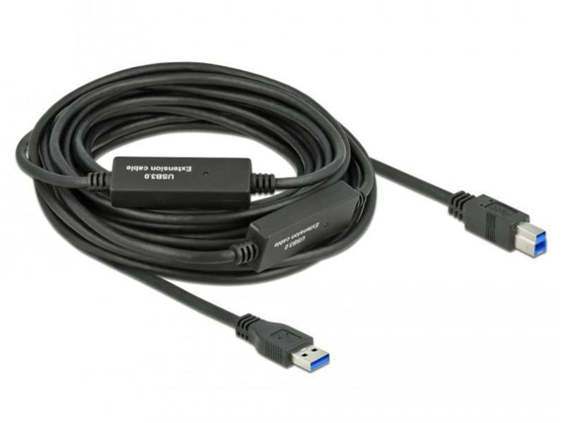 Delock USB 3.1-Kabel USB A - USB B 10 m