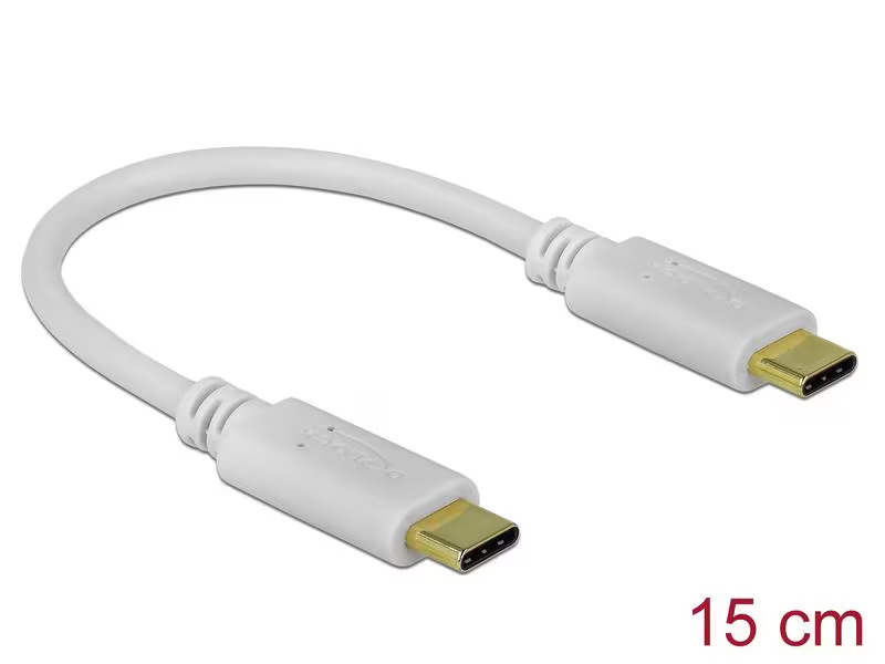 Delock USB-Ladekabel PD 100 W USB C - USB C 0.15 m