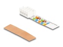 Delock Stecker RJ45 Cat.6A Feldkonfektionierbar 1 Stück, Silber