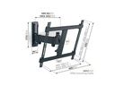 Vogel's Wandhalterung TVM 3425 Schwarz