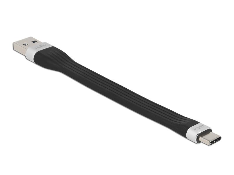 Delock USB 3.2 Gen 1 Flachbandkabel USB A - USB C 0.135 m