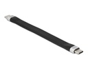 Delock USB 3.2 Gen 2 Flachbandkabel USB C - USB C 0.135 m