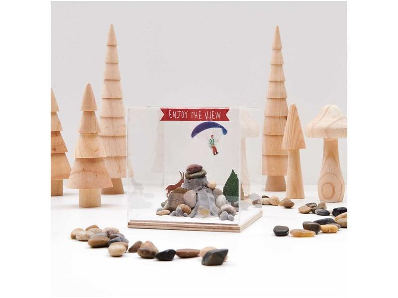 Rico Design Mini-Figur Dekohaube Würfel L,13 x 12.5 x 12.5 cm